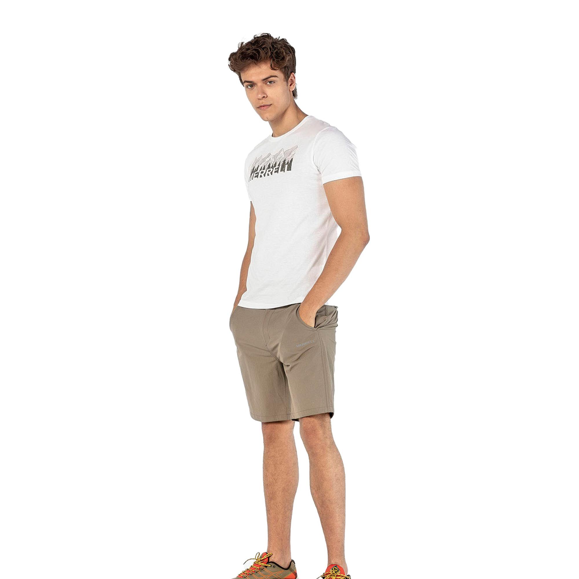 Merrell Erkek Outdoor Tekstil Şort Clear Bej
