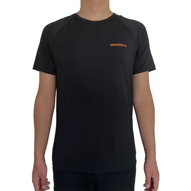  Merrell Tend Erkek Siyah Koşu Tişört