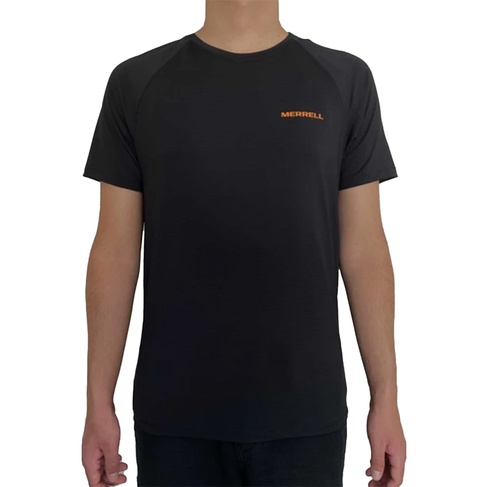  Merrell Tend Erkek Siyah Koşu Tişört