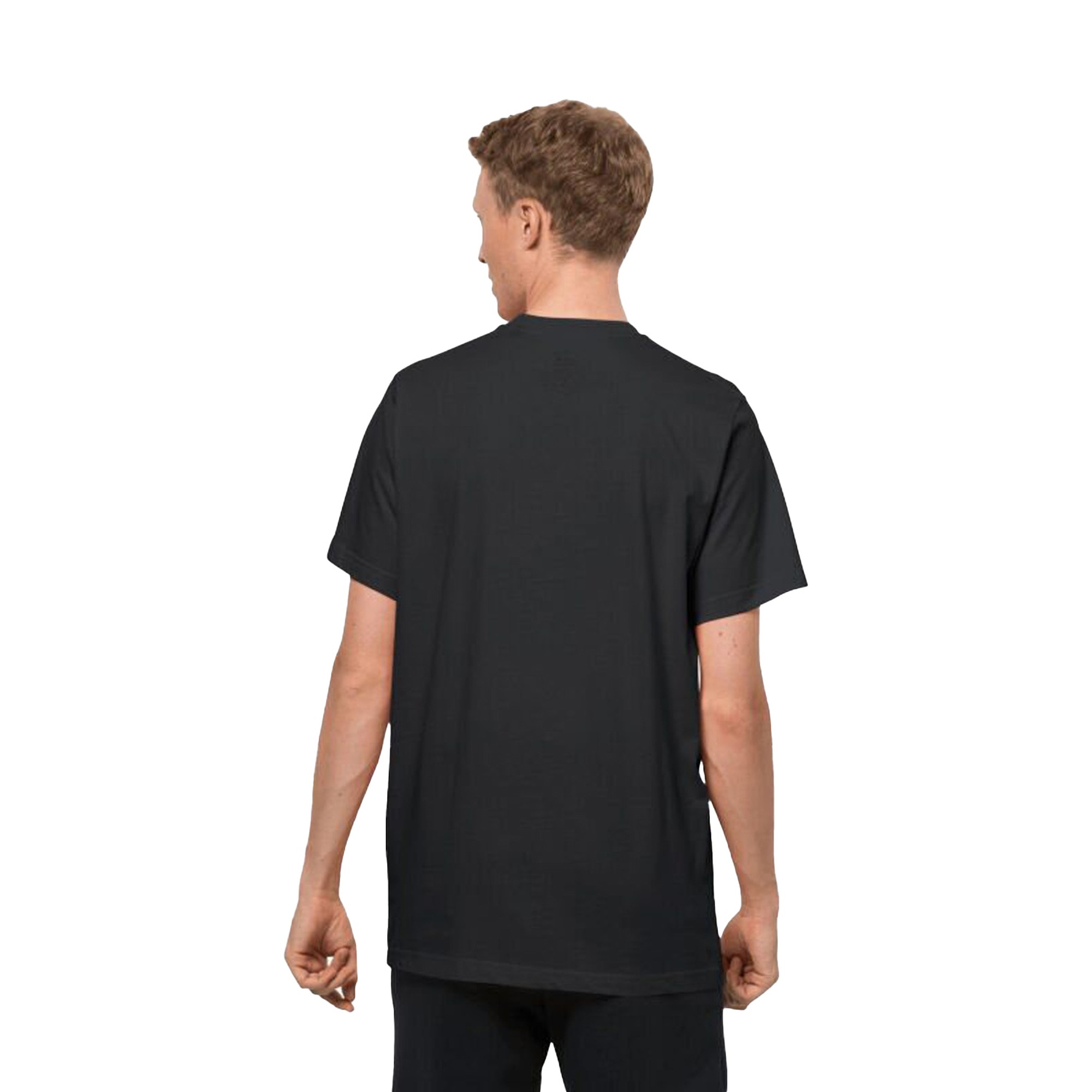 Jack Wolfskin Essential T Erkek Siyah Tişört