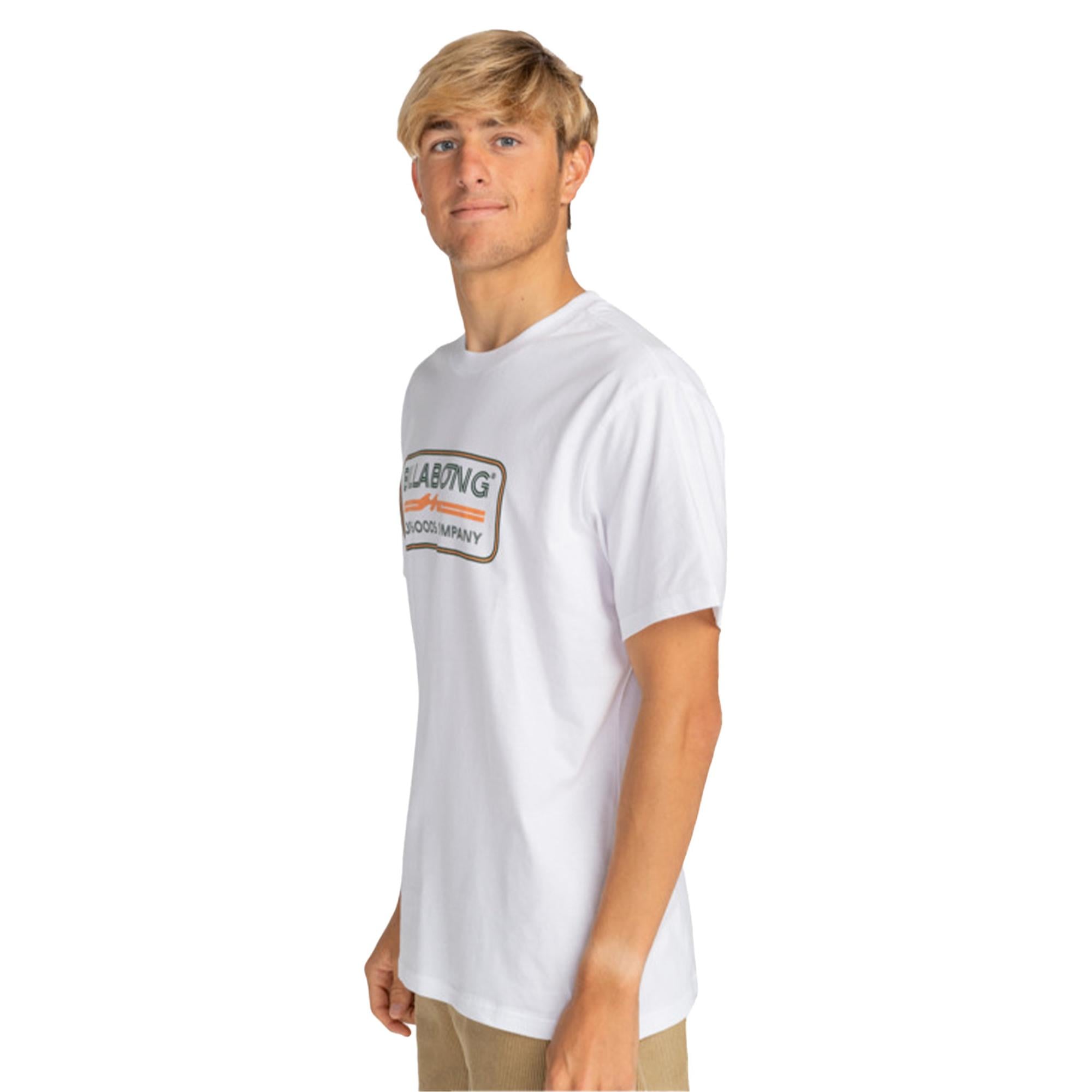 Billabong Trademark Tees Erkek Beyaz Tişört