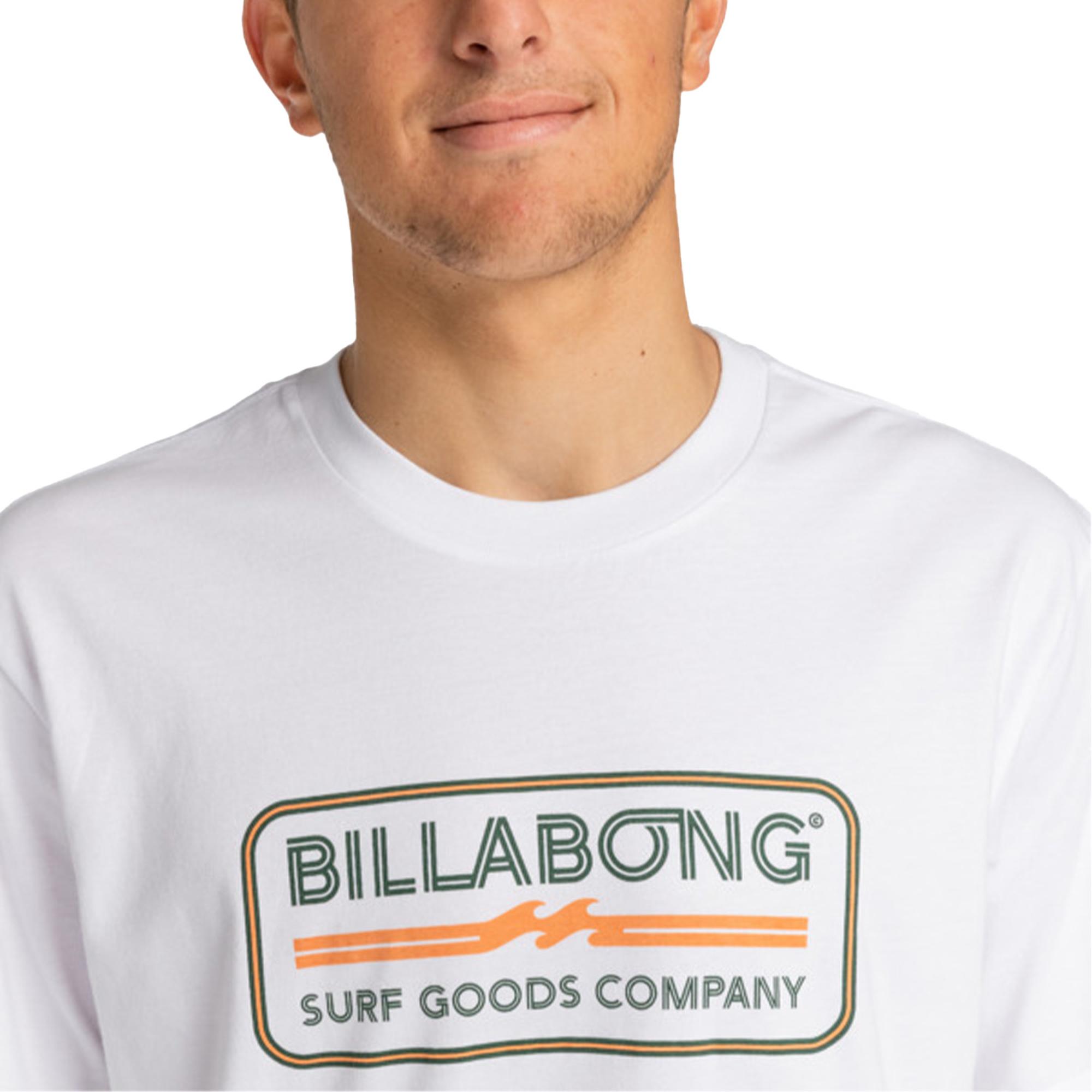 Billabong Trademark Tees Erkek Beyaz Tişört