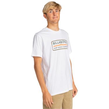  Billabong Trademark Tees Erkek Beyaz Tişört