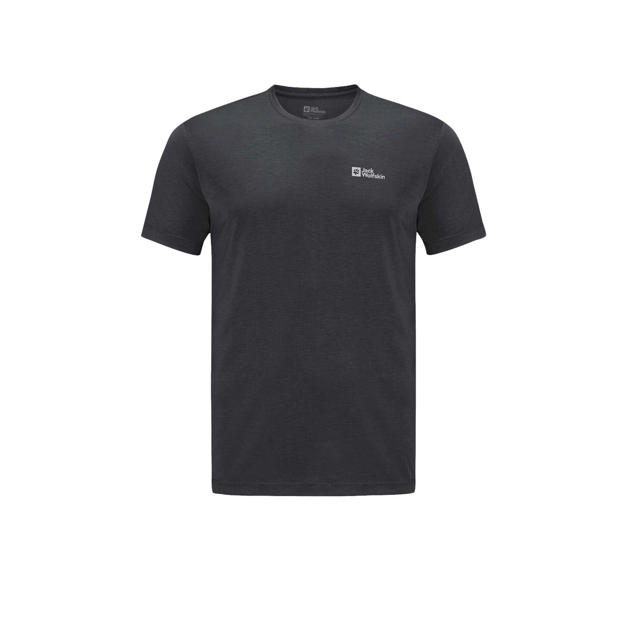 Jack Wolfskin Vonnan Erkek Gri Tişört