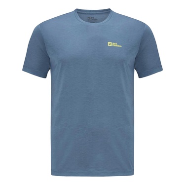  Jack Wolfskin Vonnan Erkek Mavi Tişört