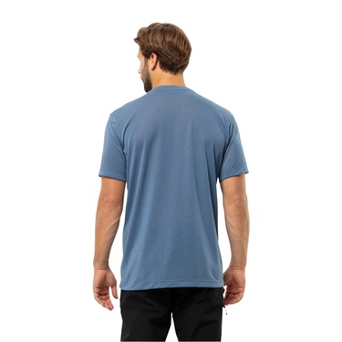  Jack Wolfskin Vonnan Erkek Mavi Tişört