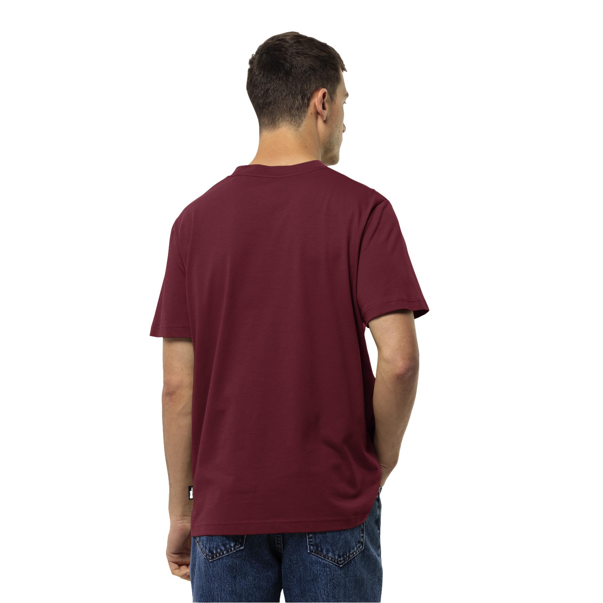 Jack Wolfskin Jack Tent T Erkek Kırmızı Tişört