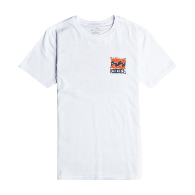  Billabong Stamp Ss Unisex Çocuk Beyaz Tişört