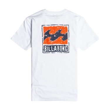  Billabong Stamp Ss Unisex Çocuk Beyaz Tişört