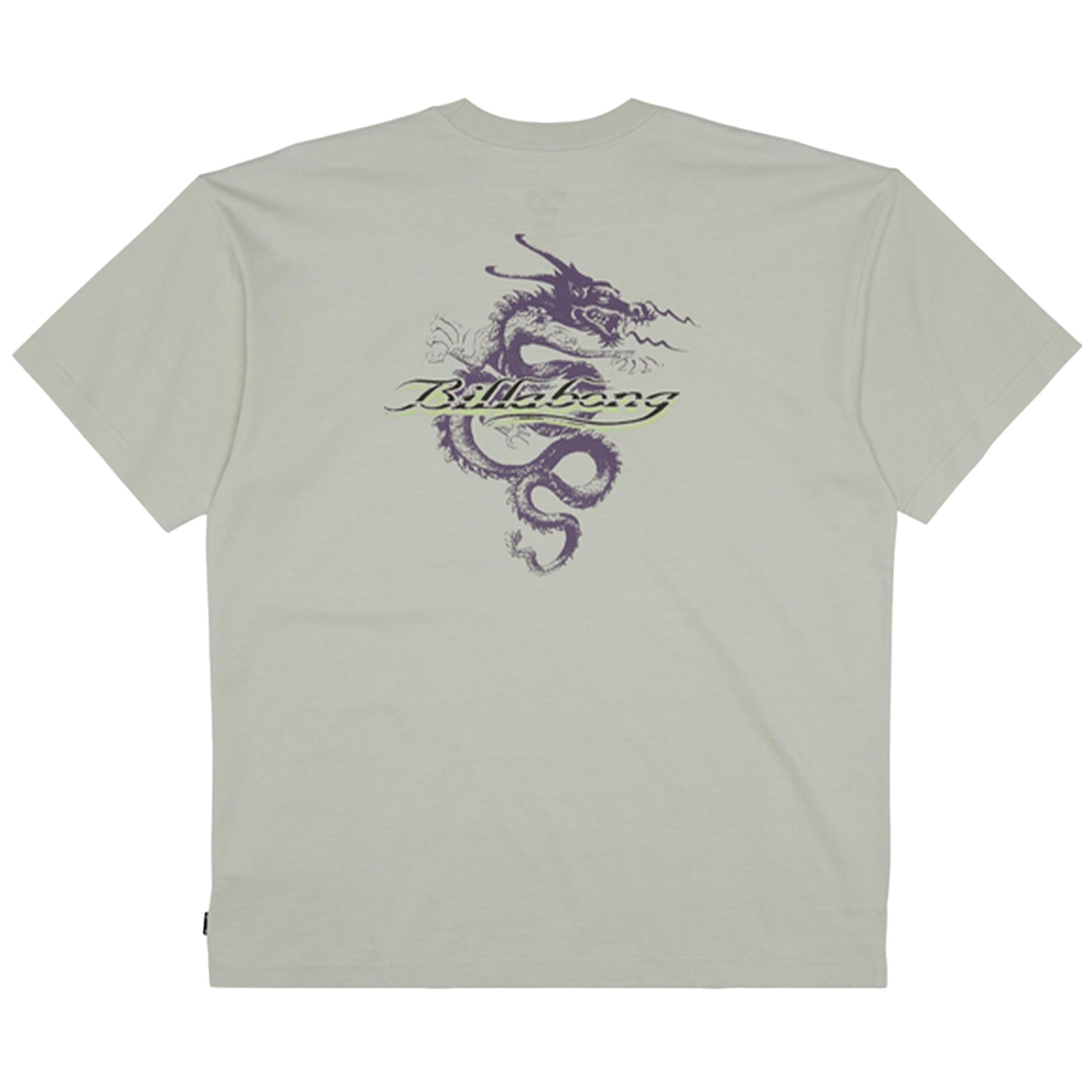 Billabong Enter The Drago Tees Erkek Gri Tişört