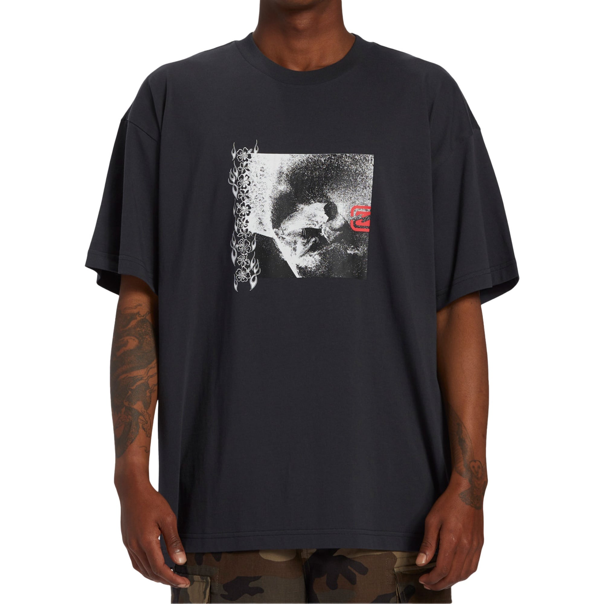 Billabong Centerfold Tees Erkek Siyah Tişört