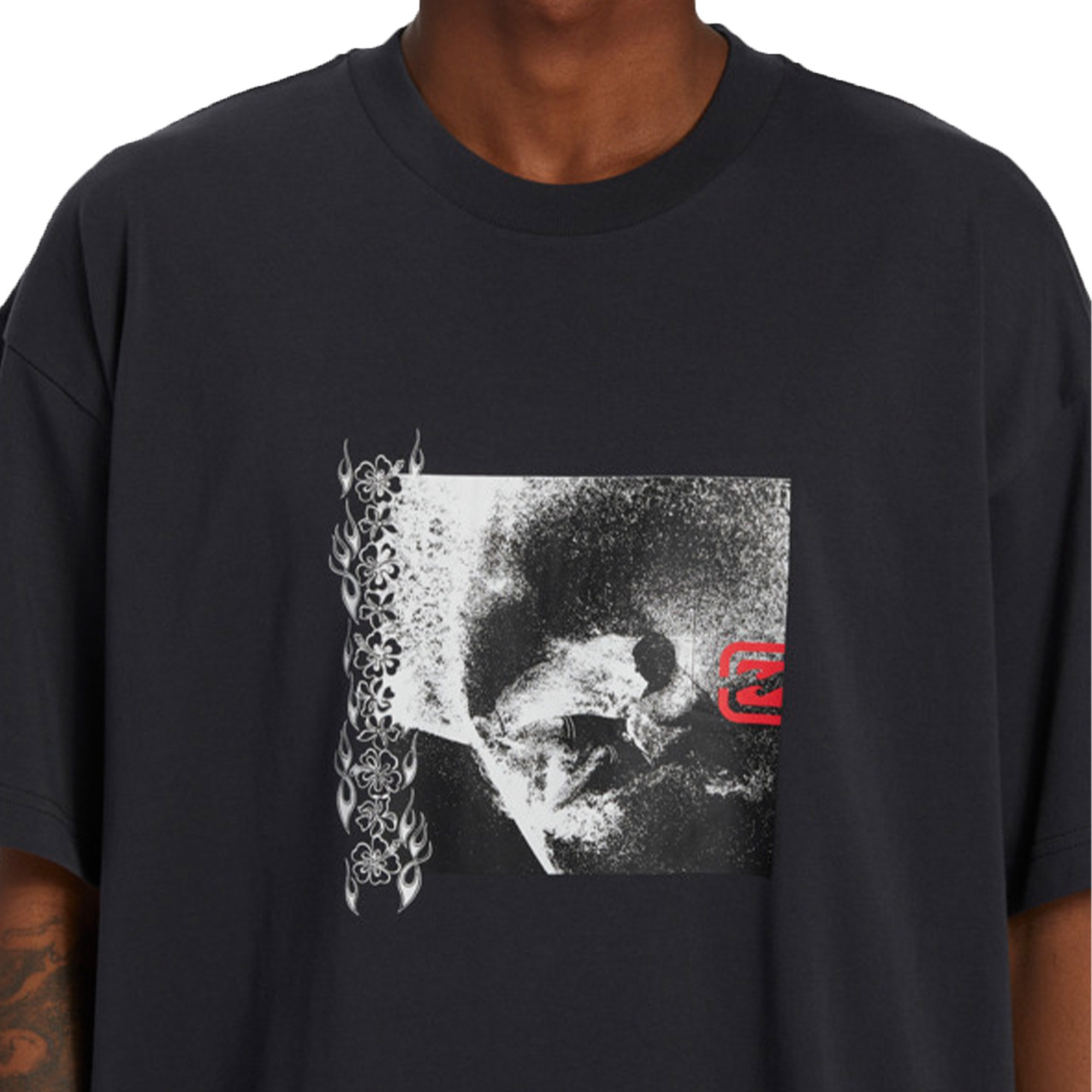 Billabong Centerfold Tees Erkek Siyah Tişört