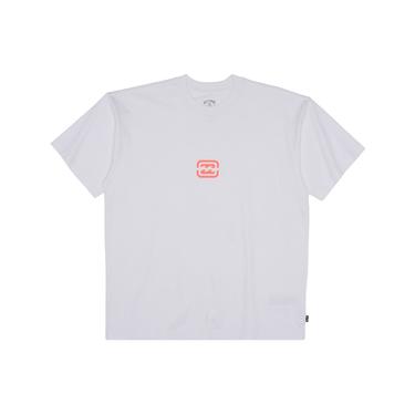  Billabong Bracket Wave Tees Erkek Beyaz Tişört