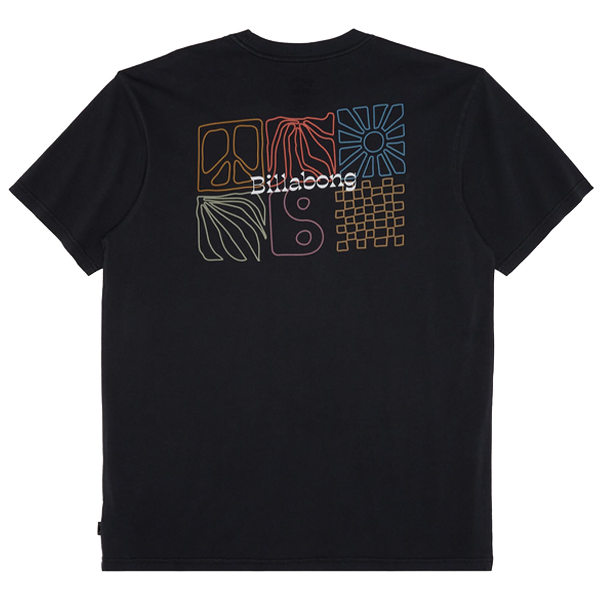 Billabong Reflections Tees Erkek Siyah Tişört