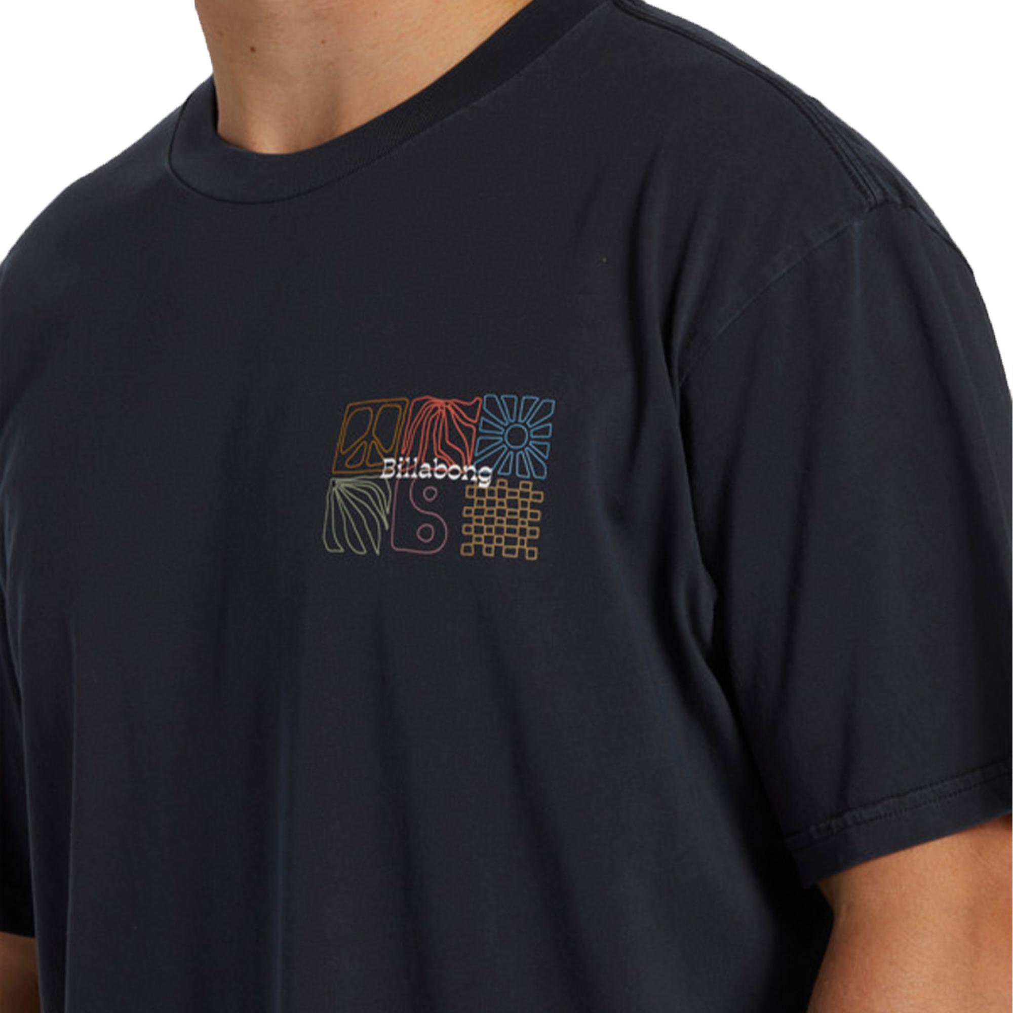 Billabong Reflections Tees Erkek Siyah Tişört