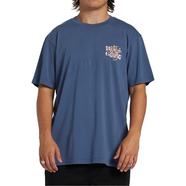  Billabong High Tide Tees Erkek Mavi Tişört