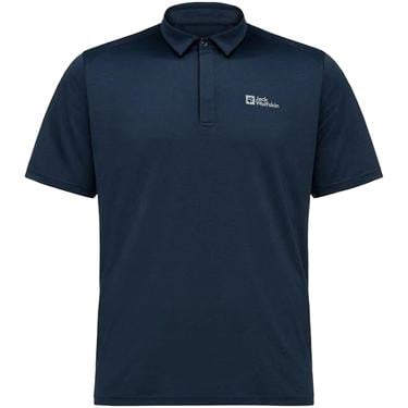  Jack Wolfskin Delgami Polo Erkek Mavi Polo Tişört