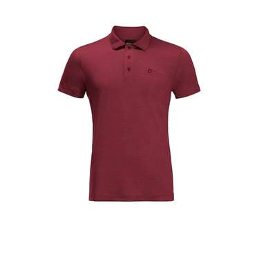 Jack Wolfskin Travel Erkek Kırmızı Polo Tişört