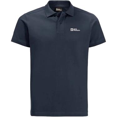  Jack Wolfskin Essential Polo Erkek Mavi Polo Tişört