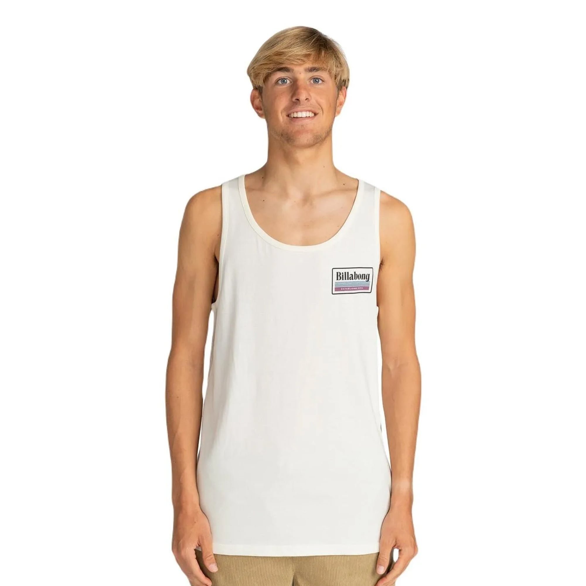 Billabong Walled Tees Erkek Beyaz Atlet