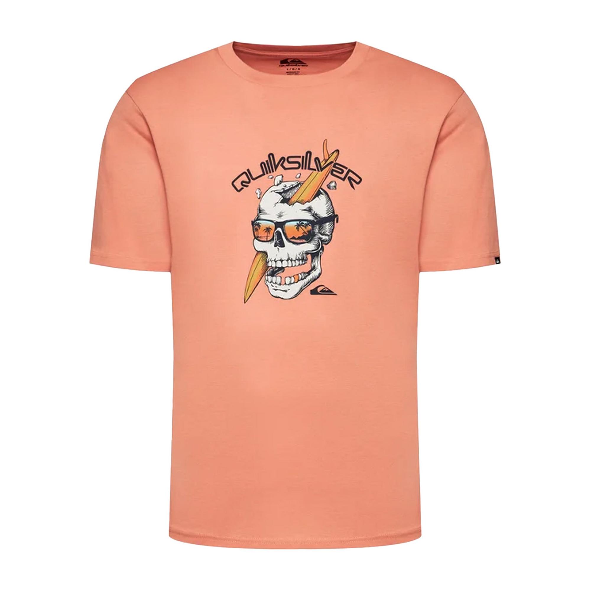 Quiksilver One Last Surf Erkek Kırmızı Tişört