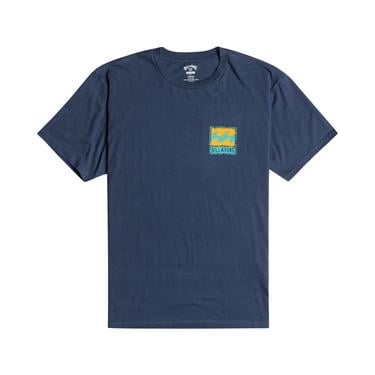  Billabong Stamp Tees Erkek Mavi Tişört