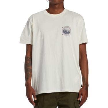  Billabong Crossed Up Tees Erkek Beyaz Tişört