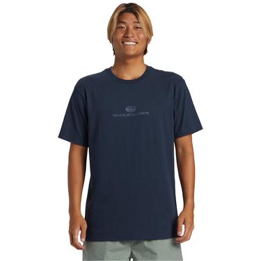  Quiksilver Dragon Fist Moe Erkek Mavi Tişört