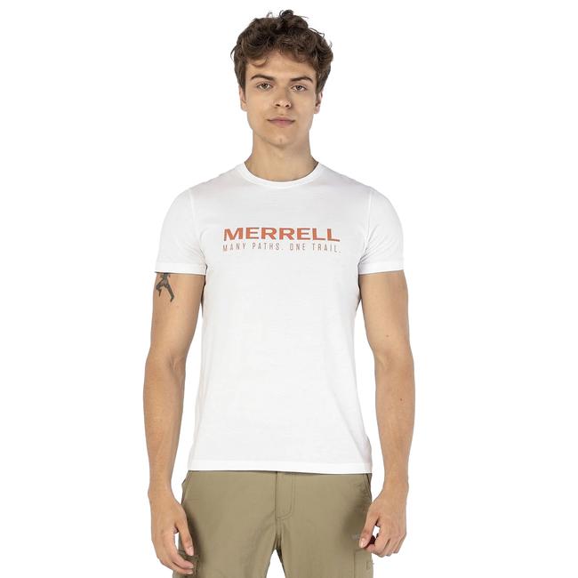  Merrell Title Erkek Beyaz Tişört