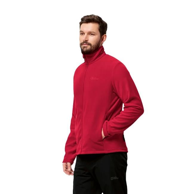  Jack Wolfskin Taunus Fz Erkek Kırmızı Polar Ceket