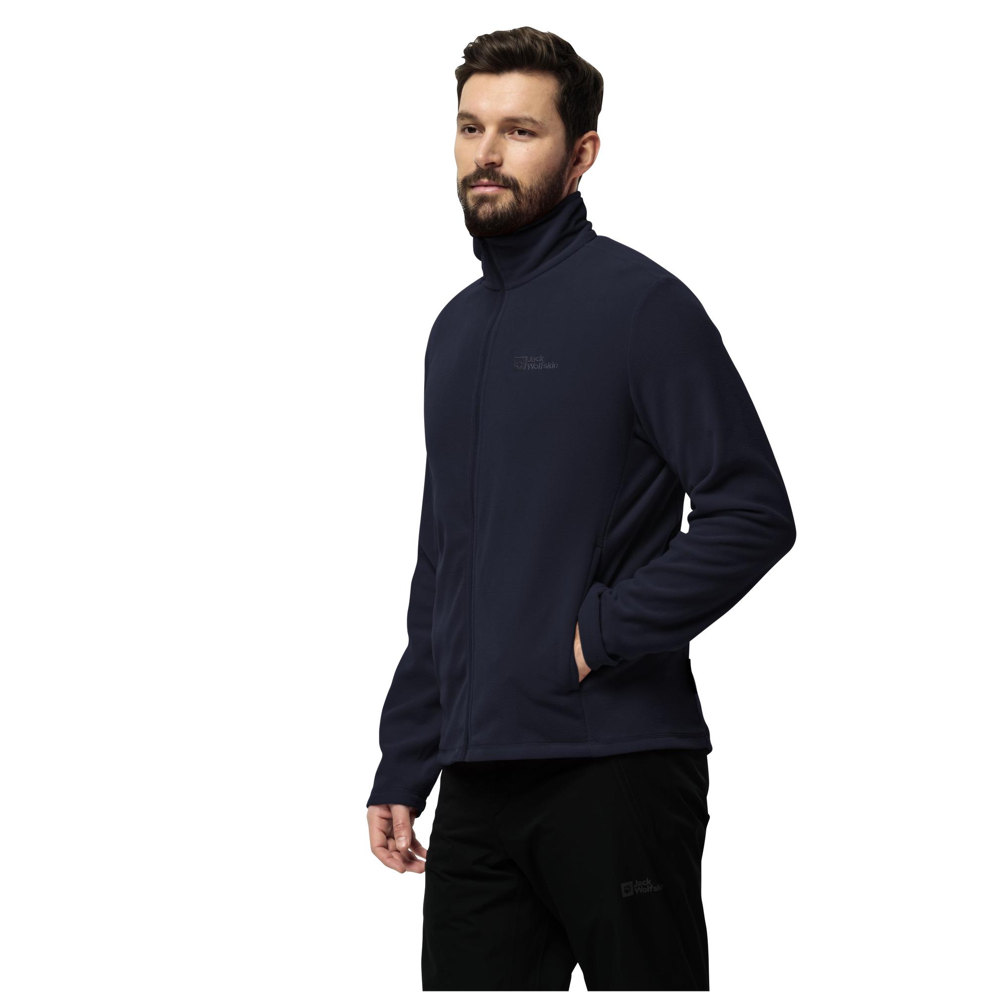 Jack Wolfskin Taunus Fz Erkek Mavi Polar Ceket