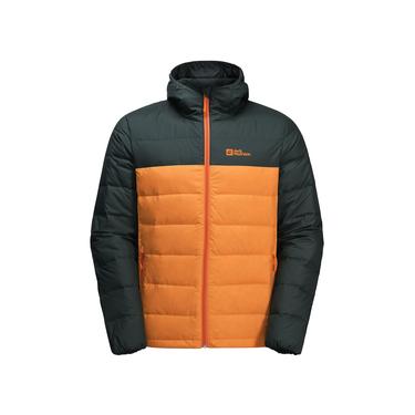  Jack Wolfskin Ather Down Hoody Erkek Kırmızı Outdoor Ceketi