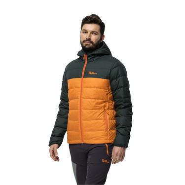  Jack Wolfskin Ather Down Hoody Erkek Kırmızı Outdoor Ceketi