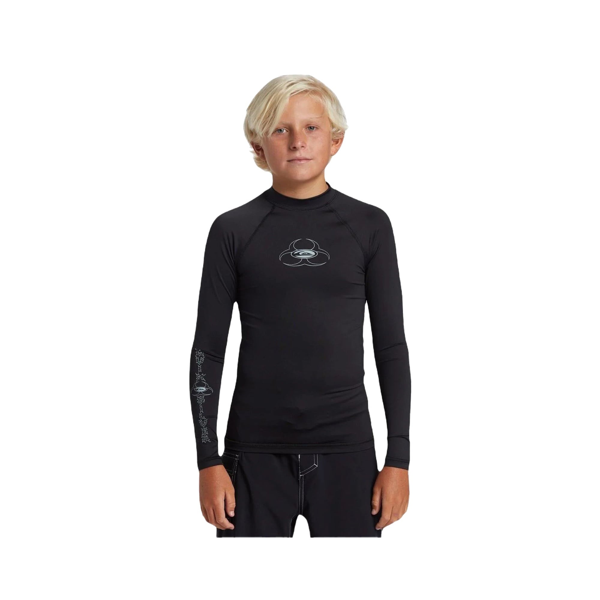 Quiksilver Saturn Upf50 Ls Youth Erkek Çocuk Siyah Likra