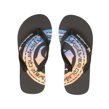  Quiksilver Molokai Art II Youth Erkek Çocuk Siyah Terlik