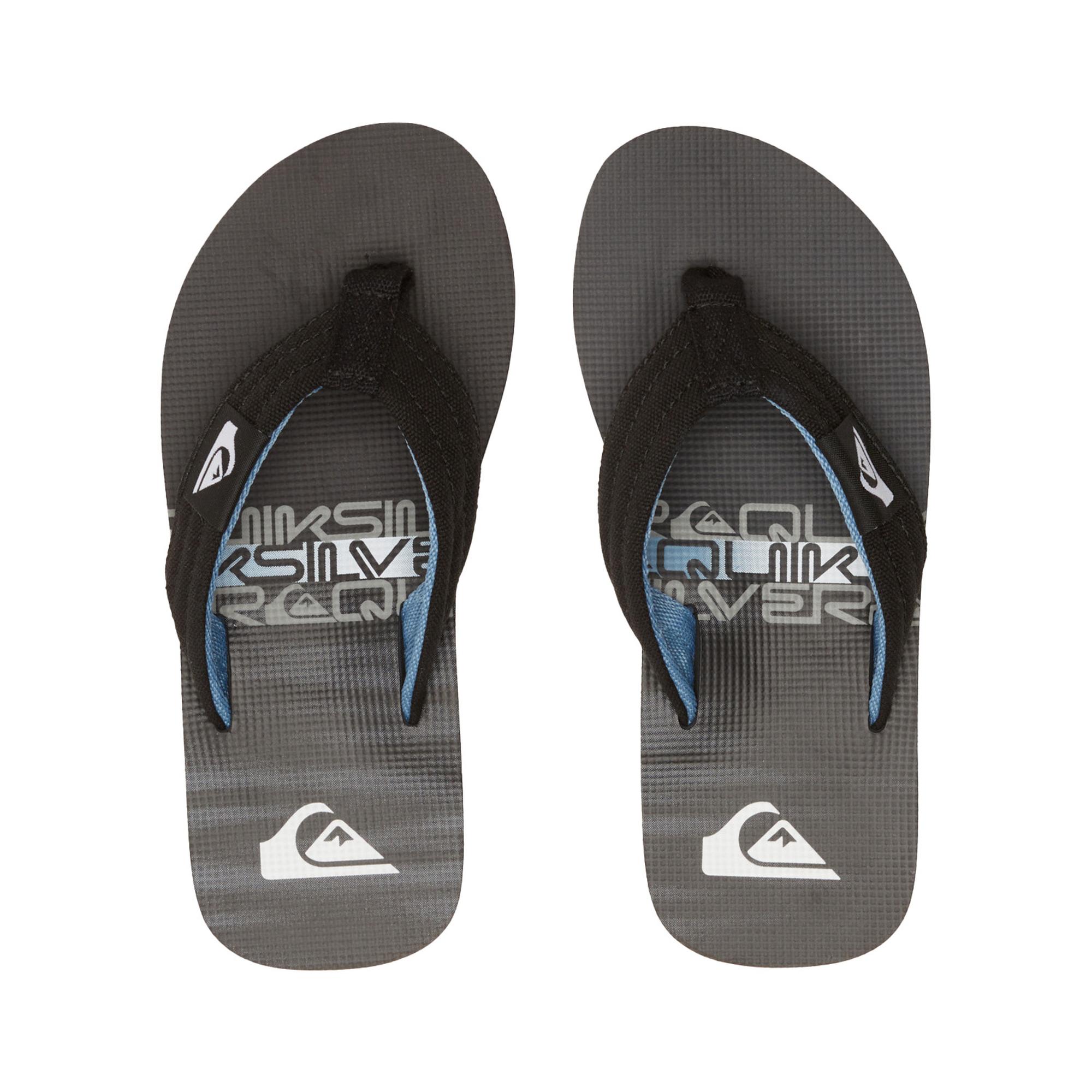 Quiksilver Molokai Layback II Youth Erkek Çocuk Siyah Terlik