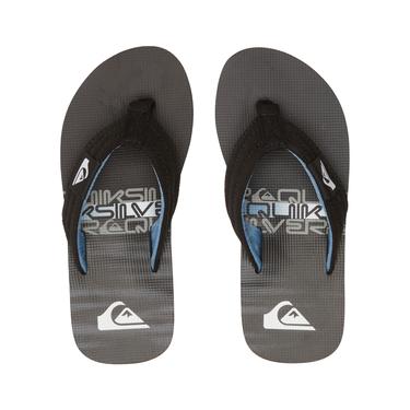  Quiksilver Molokai Layback II Youth Erkek Çocuk Siyah Terlik