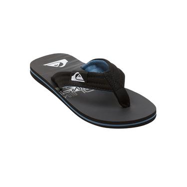  Quiksilver Molokai Layback II Youth Erkek Çocuk Siyah Terlik