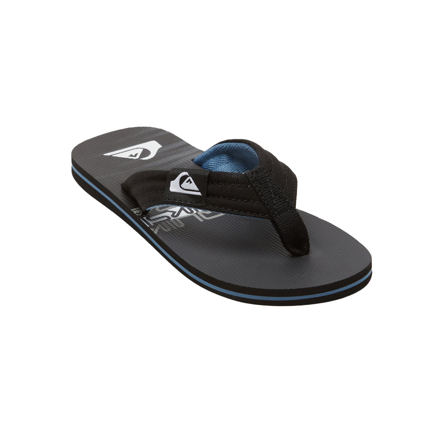  Quiksilver Molokai Layback II Youth Erkek Çocuk Siyah Terlik