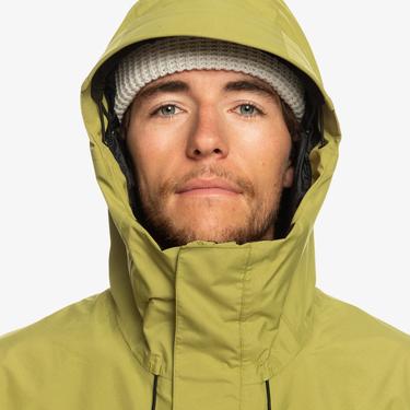  Quiksilver High Altitude Gore-tex Unisex Yeşil Snowboard Ceketi