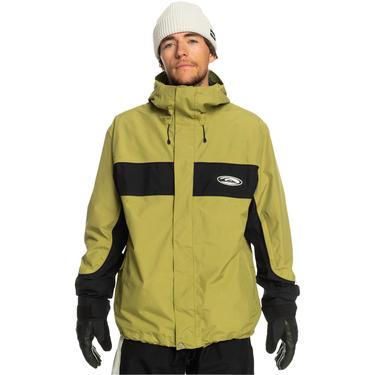  Quiksilver High Altitude Gore-tex Unisex Yeşil Snowboard Ceketi