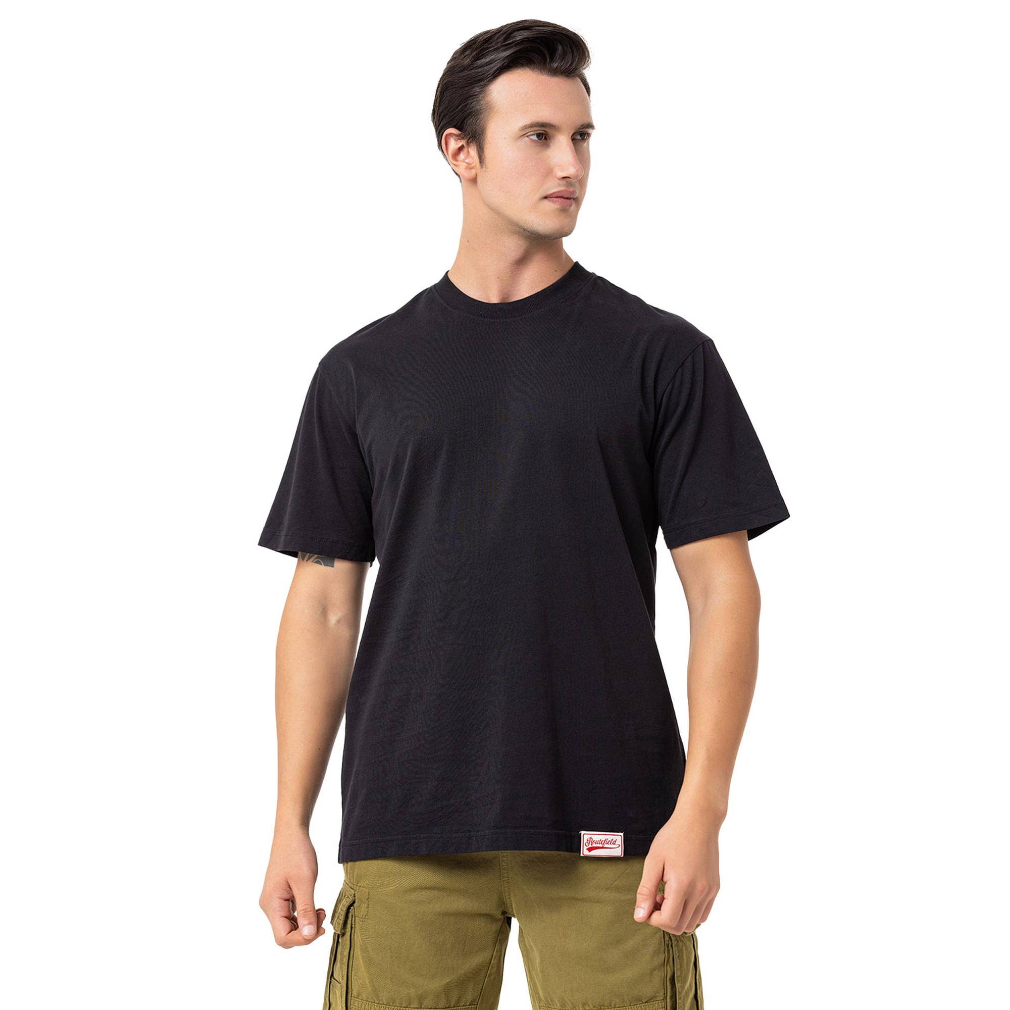 Routefield Tab Erkek Siyah Tişört