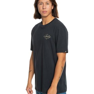  Quiksilver Omni Lock Erkek Siyah Tişört
