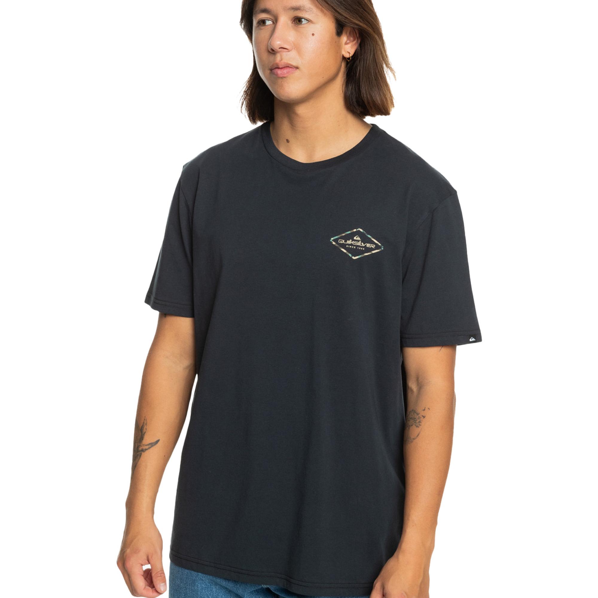 Quiksilver Omni Lock Erkek Siyah Tişört