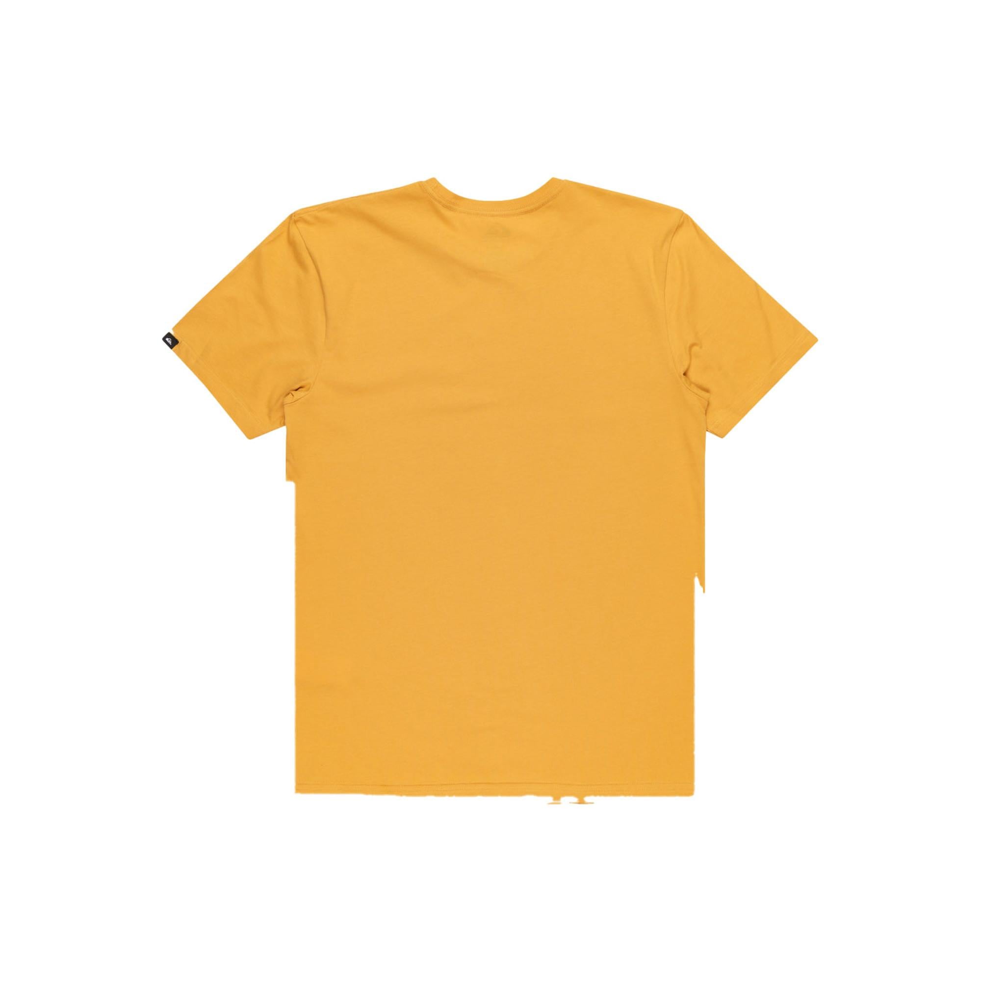 Quiksilver Comp Logo Erkek Sarı Tişört