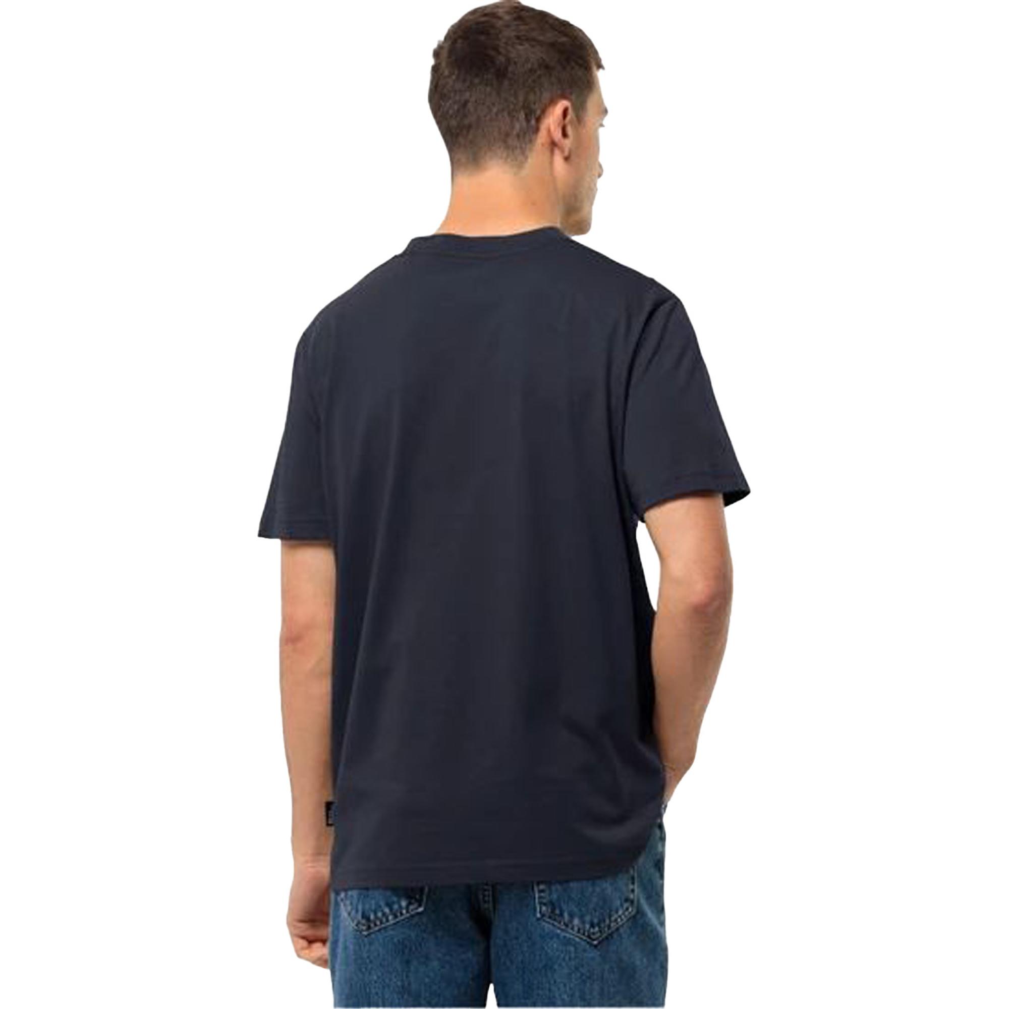 Jack Wolfskin Jack Tent T Erkek Mavi Tişört