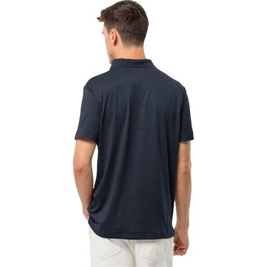  Jack Wolfskin Travel Erkek Turuncu Polo Tişört