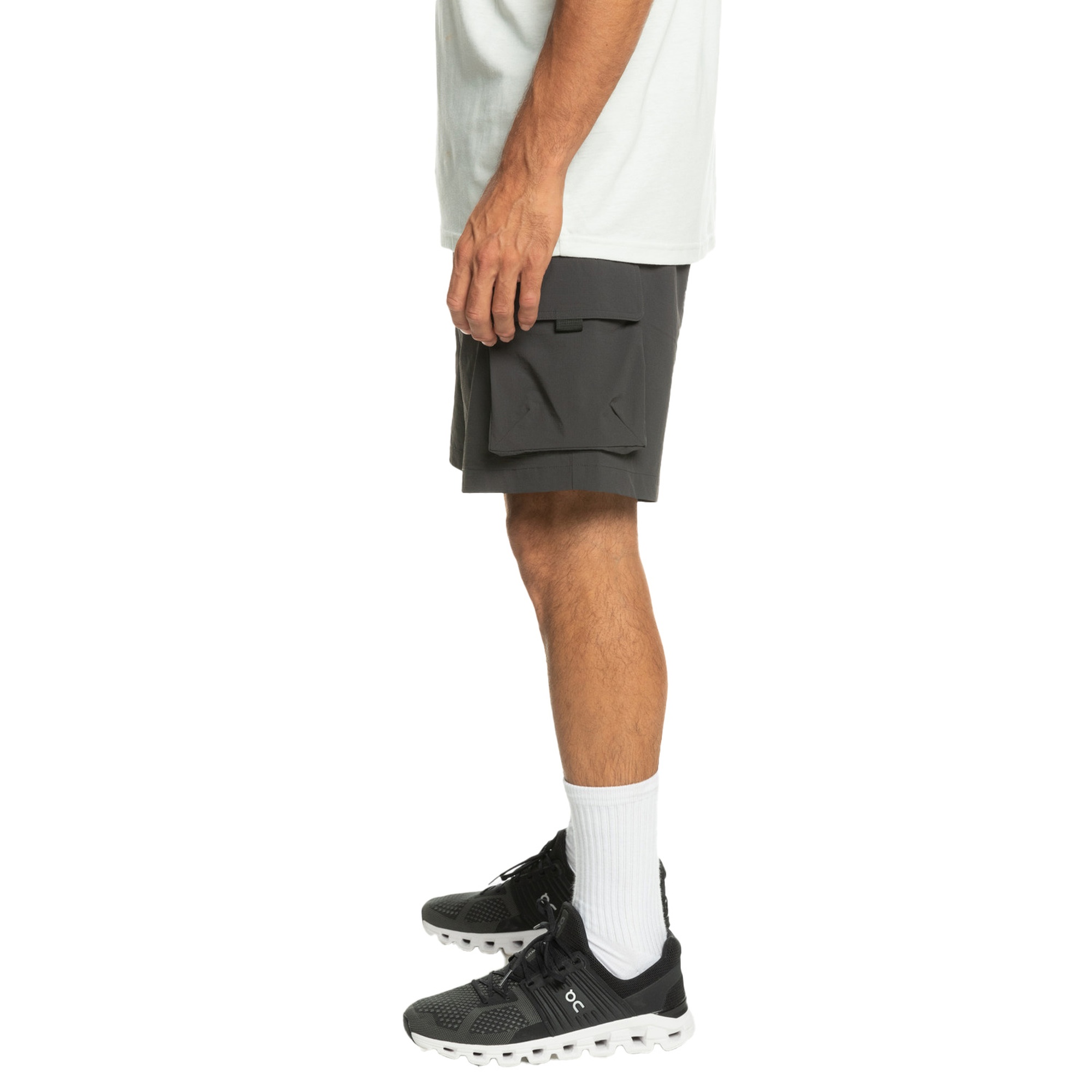 Quiksilver Run Ashore Cargo Erkek Siyah Walkshort