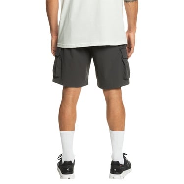  Quiksilver Run Ashore Cargo Erkek Siyah Walkshort