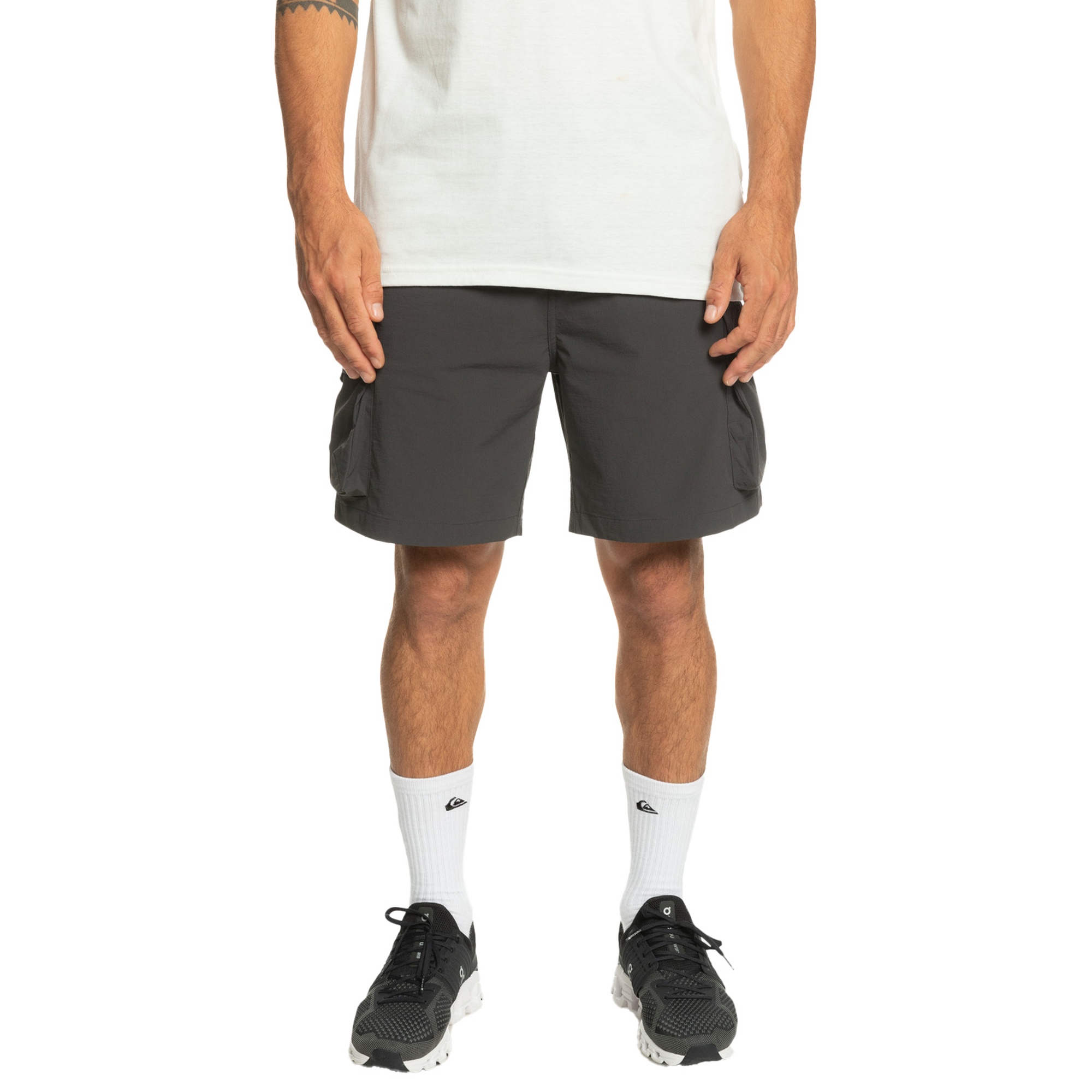 Quiksilver Run Ashore Cargo Erkek Siyah Walkshort